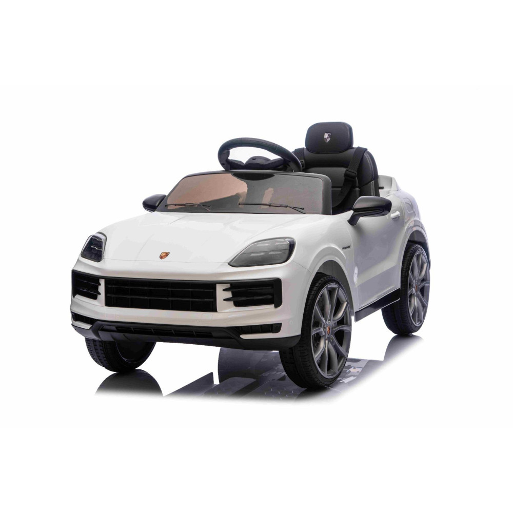 Elektrické autíčko Porsche Cayenne 12V s pohonom zadných kolies a licenciou (Jednomiestne),  biele