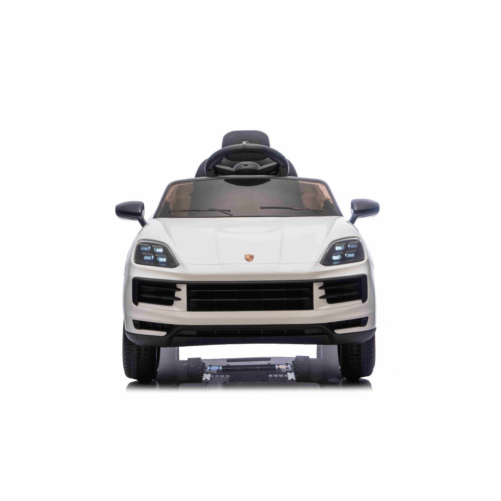 Elektrické autíčko Porsche Cayenne 12V s pohonom zadných kolies a licenciou (Jednomiestne),  biele