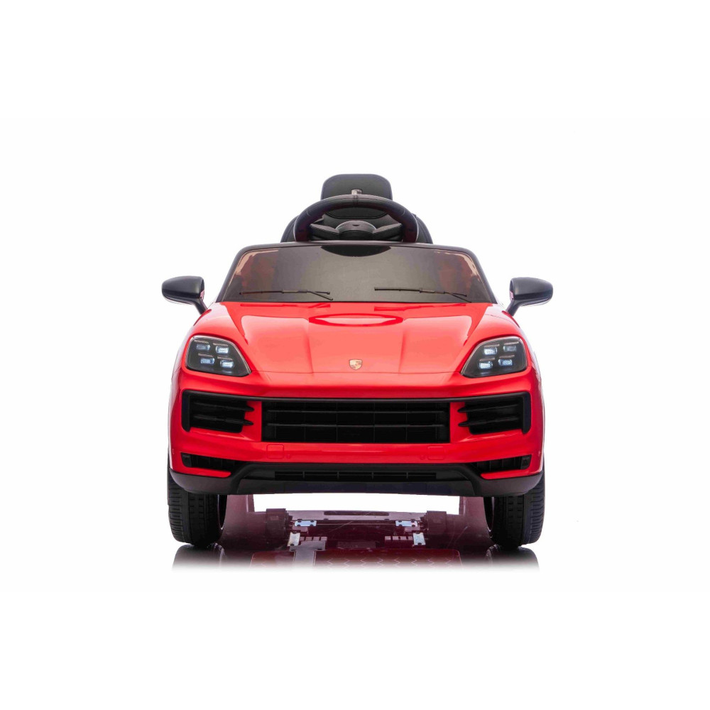 Elektrické autíčko Porsche Cayenne 12V s pohonom zadných kolies a licenciou (Jednomiestne),  červené