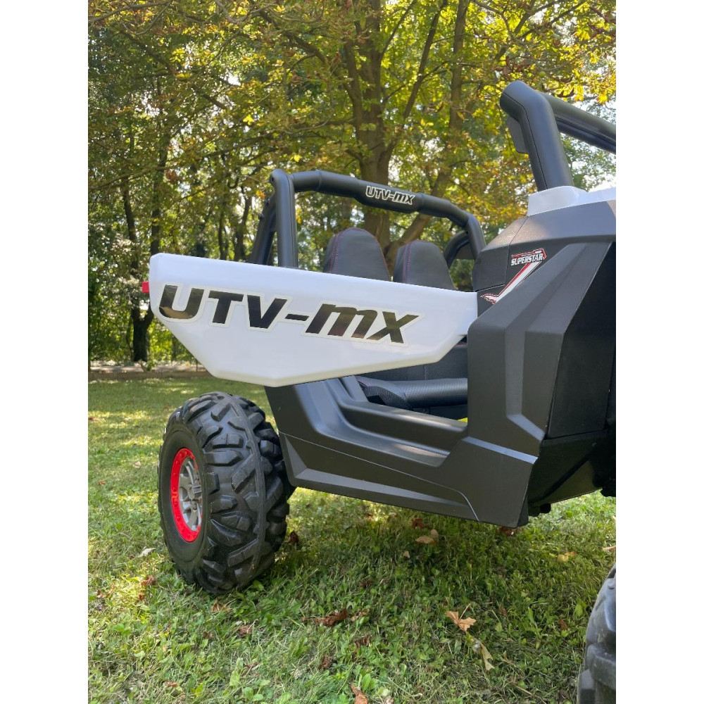 Elektrické autíčko NEW RSX Biele,  Pohon 4x4