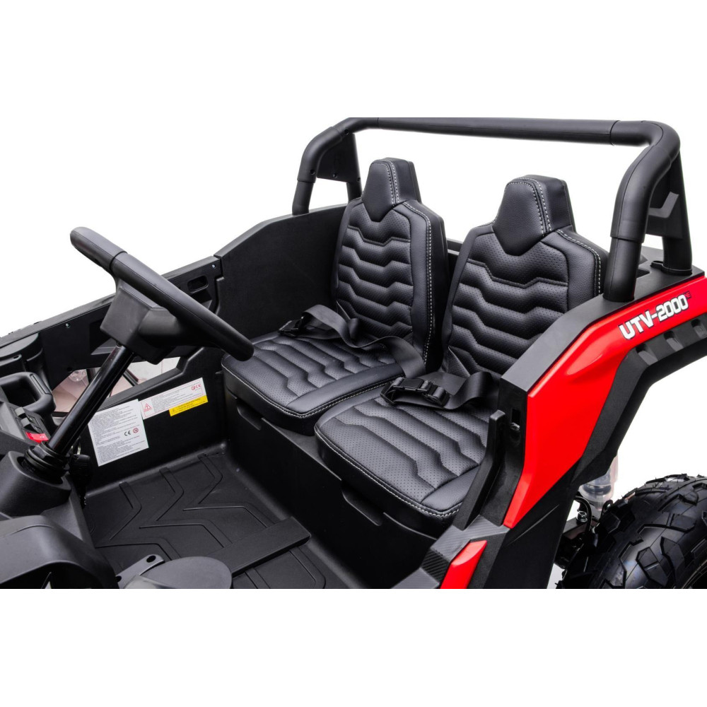Elektrické autíčko UTV XXL 24V,  čierne