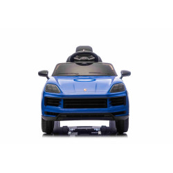 Elektrické autíčko Porsche Cayenne 12V s pohonom zadných kolies a licenciou (Jednomiestne),  modré