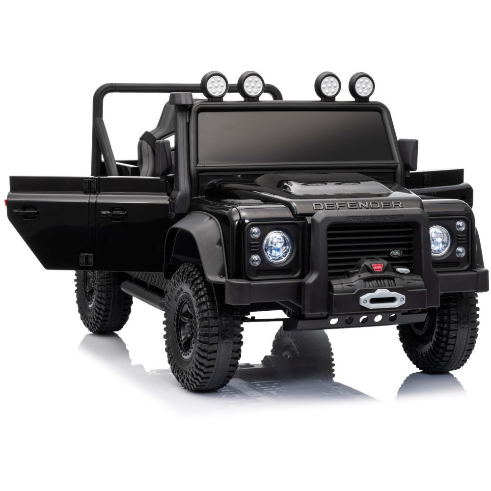 Elektrické autíčko Land Rover Defender 110 SVX 12V,  čierne