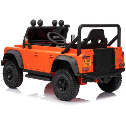 Elektrické autíčko Land Rover Defender 110 SVX 12V,  oranžové