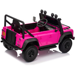 Elektrické autíčko Land Rover Defender 110 SVX 12V,  ružové