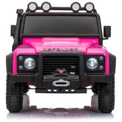 Elektrické autíčko Land Rover Defender 110 SVX 12V,  ružové