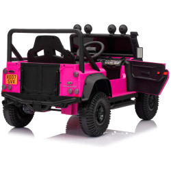 Elektrické autíčko Land Rover Defender 110 SVX 12V,  ružové