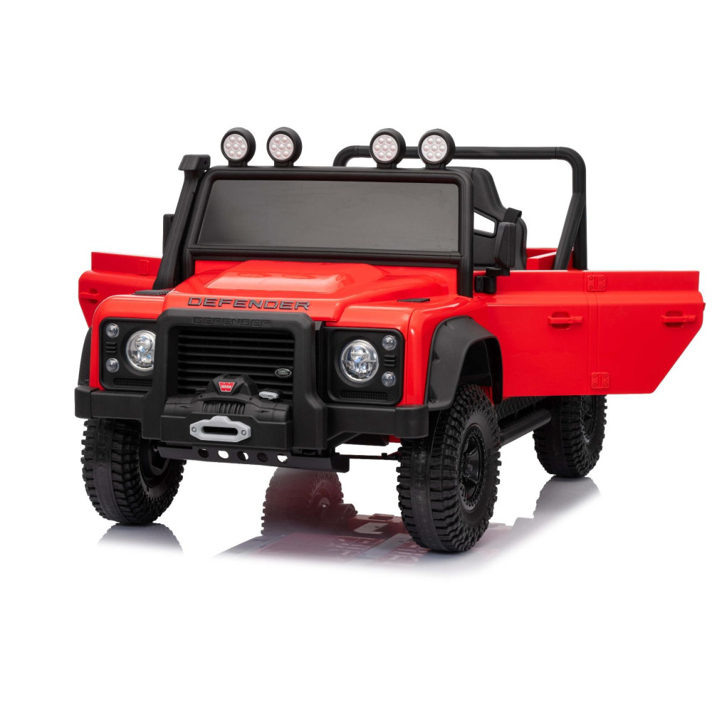 Elektrické autíčko Land Rover Defender 110 SVX 12V,  červené