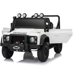 Elektrické autíčko Land Rover Defender 110 SVX 12V,  biele