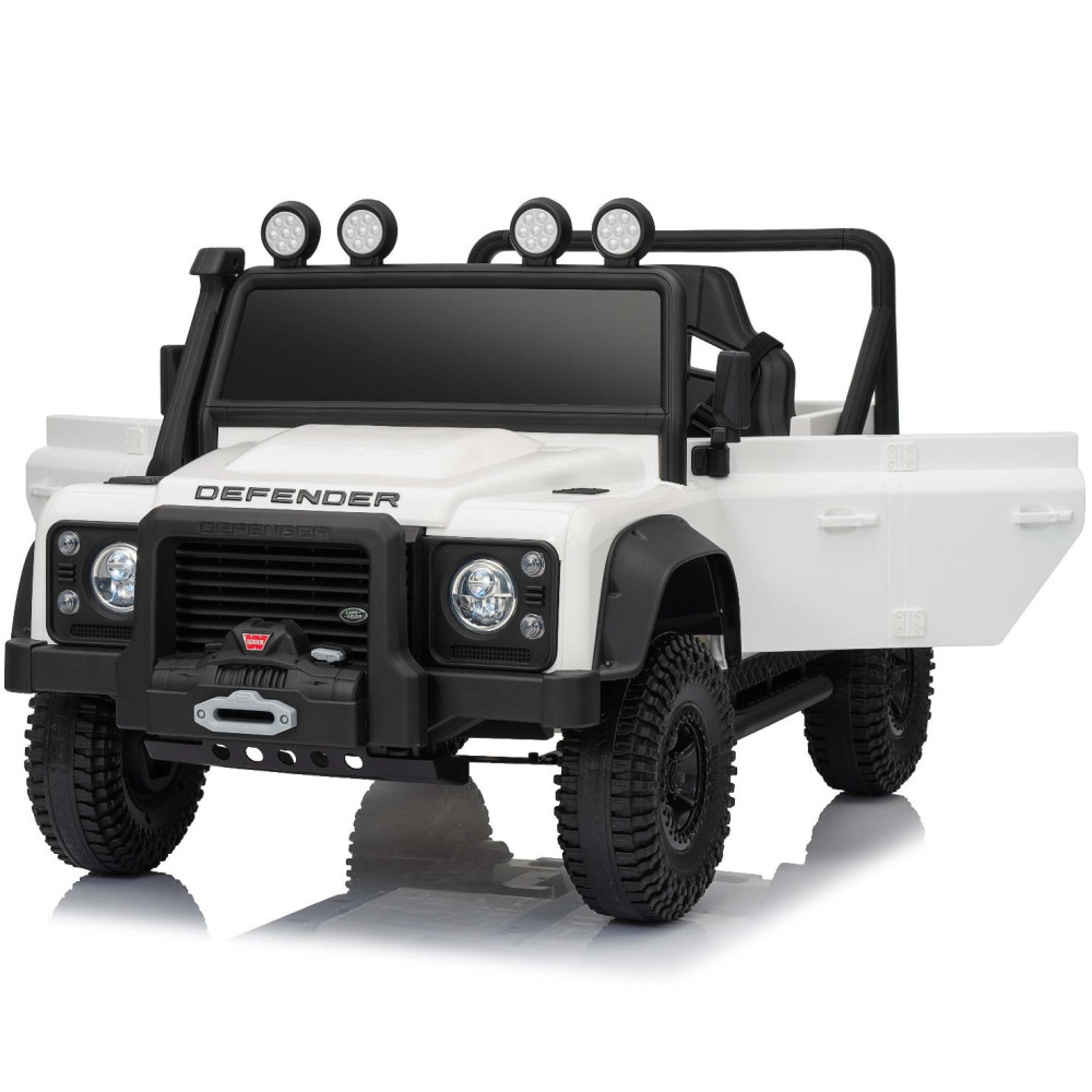 Elektrické autíčko Land Rover Defender 110 SVX 12V,  biele