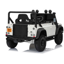 Elektrické autíčko Land Rover Defender 110 SVX 12V,  biele