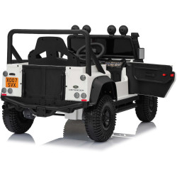 Elektrické autíčko Land Rover Defender 110 SVX 12V,  biele