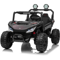 Elektrické autíčko T-REX Ride 4x4 Dvojmiestne 24V,  čierne