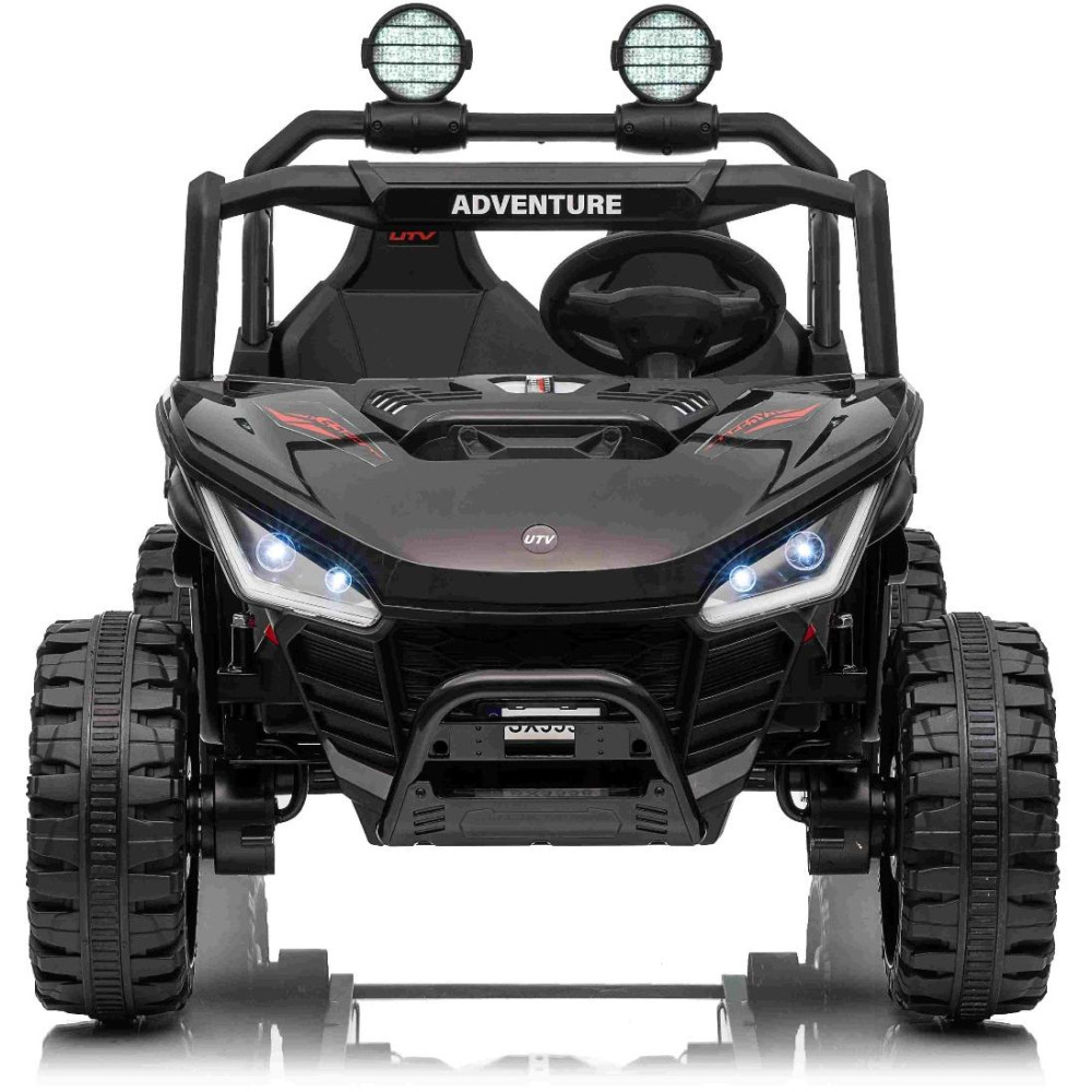 Elektrické autíčko T-REX Ride 4x4 Dvojmiestne 24V,  čierne
