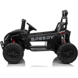 Elektrické autíčko T-REX Ride 4x4 Dvojmiestne 24V,  čierne