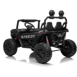 Elektrické autíčko T-REX Ride 4x4 Dvojmiestne 24V,  čierne