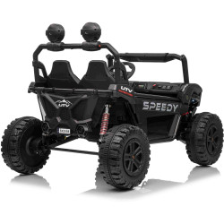 Elektrické autíčko T-REX Ride 4x4 Dvojmiestne 24V,  čierne