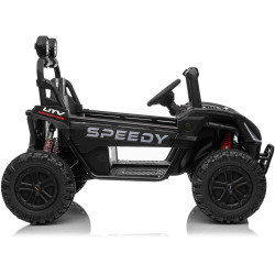 Elektrické autíčko T-REX Ride 4x4 Dvojmiestne 24V,  čierne