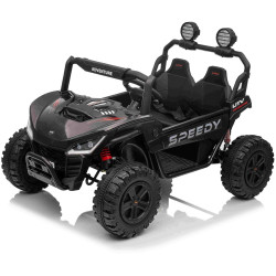 Elektrické autíčko T-REX Ride 4x4 Dvojmiestne 24V,  čierne