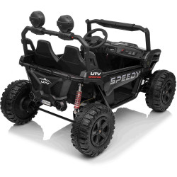 Elektrické autíčko T-REX Ride 4x4 Dvojmiestne 24V,  čierne