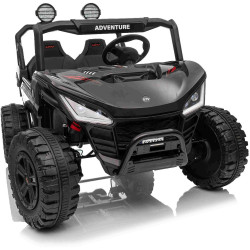 Elektrické autíčko T-REX Ride 4x4 Dvojmiestne 24V,  čierne