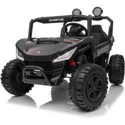 Elektrické autíčko T-REX Ride 4x4 Dvojmiestne 24V,  čierne