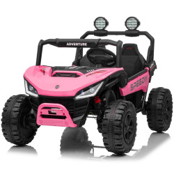 Elektrické autíčko T-REX Ride 4x4 Dvojmiestne 24V,  ružové