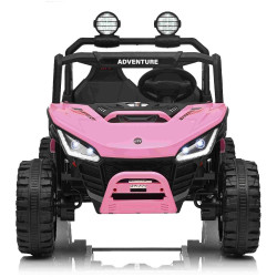 Elektrické autíčko T-REX Ride 4x4 Dvojmiestne 24V,  ružové