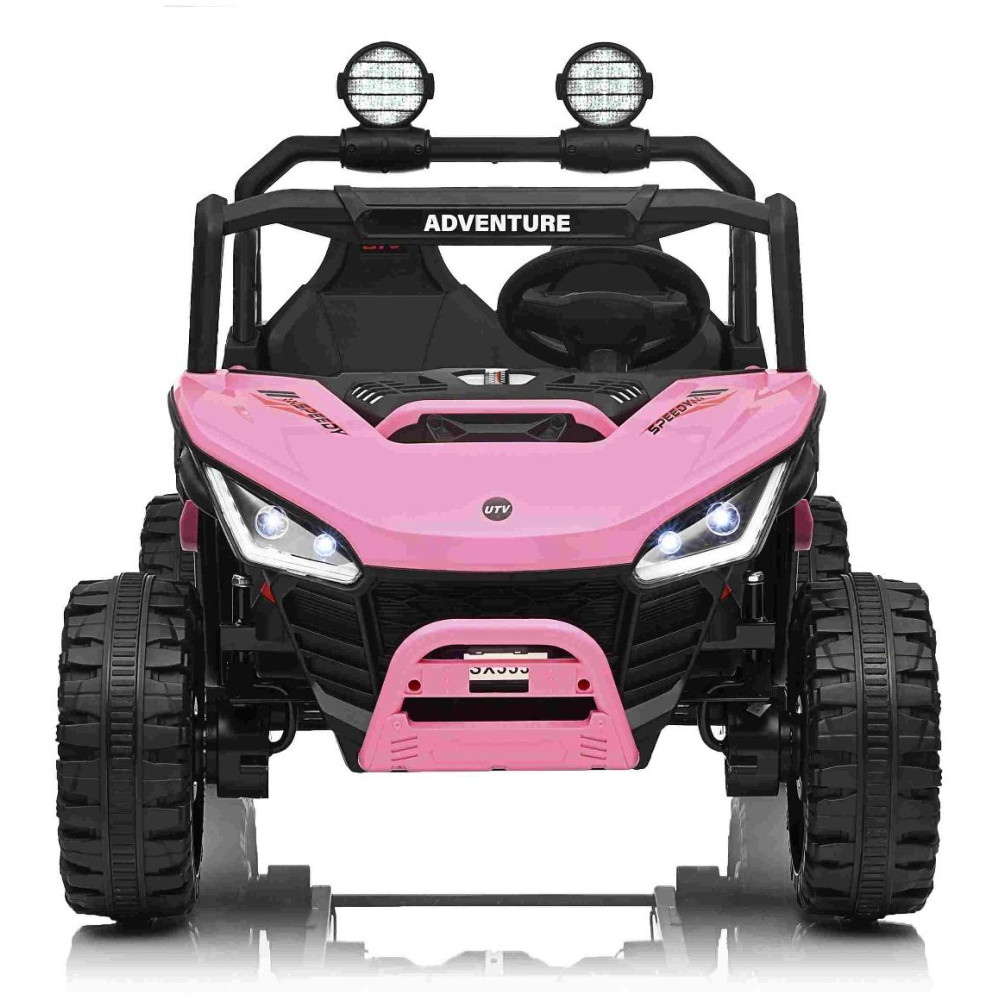 Elektrické autíčko T-REX Ride 4x4 Dvojmiestne 24V,  ružové