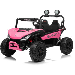 Elektrické autíčko T-REX Ride 4x4 Dvojmiestne 24V,  ružové