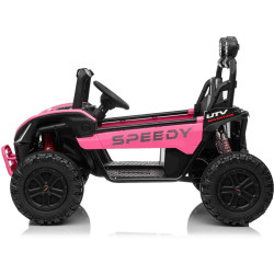 Elektrické autíčko T-REX Ride 4x4 Dvojmiestne 24V,  ružové