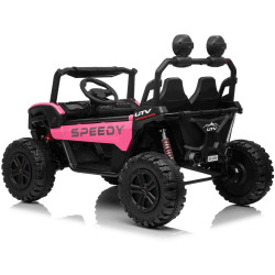 Elektrické autíčko T-REX Ride 4x4 Dvojmiestne 24V,  ružové