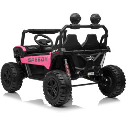 Elektrické autíčko T-REX Ride 4x4 Dvojmiestne 24V,  ružové
