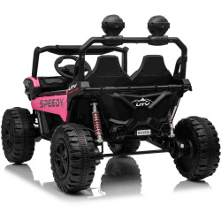 Elektrické autíčko T-REX Ride 4x4 Dvojmiestne 24V,  ružové