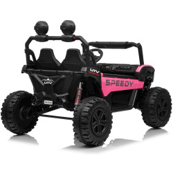 Elektrické autíčko T-REX Ride 4x4 Dvojmiestne 24V,  ružové