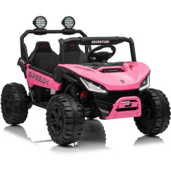 Elektrické autíčko T-REX Ride 4x4 Dvojmiestne 24V,  ružové