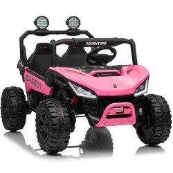 Elektrické autíčko T-REX Ride 4x4 Dvojmiestne 24V,  ružové
