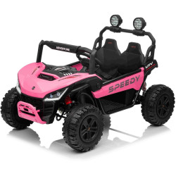 Elektrické autíčko T-REX Ride 4x4 Dvojmiestne 24V,  ružové