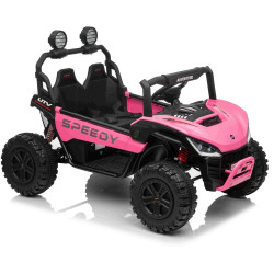 Elektrické autíčko T-REX Ride 4x4 Dvojmiestne 24V,  ružové