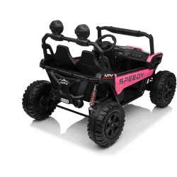 Elektrické autíčko T-REX Ride 4x4 Dvojmiestne 24V,  ružové