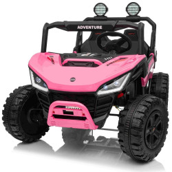 Elektrické autíčko T-REX Ride 4x4 Dvojmiestne 24V,  ružové