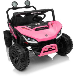 Elektrické autíčko T-REX Ride 4x4 Dvojmiestne 24V,  ružové
