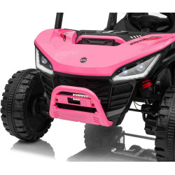 Elektrické autíčko T-REX Ride 4x4 Dvojmiestne 24V,  ružové