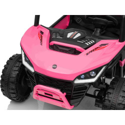 Elektrické autíčko T-REX Ride 4x4 Dvojmiestne 24V,  ružové