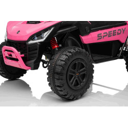 Elektrické autíčko T-REX Ride 4x4 Dvojmiestne 24V,  ružové
