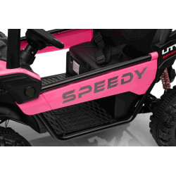 Elektrické autíčko T-REX Ride 4x4 Dvojmiestne 24V,  ružové