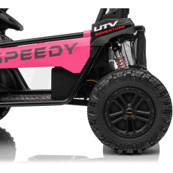Elektrické autíčko T-REX Ride 4x4 Dvojmiestne 24V,  ružové