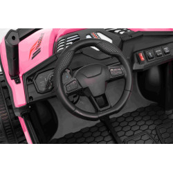 Elektrické autíčko T-REX Ride 4x4 Dvojmiestne 24V,  ružové