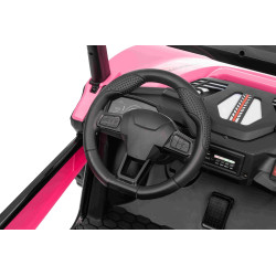 Elektrické autíčko T-REX Ride 4x4 Dvojmiestne 24V,  ružové