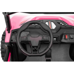 Elektrické autíčko T-REX Ride 4x4 Dvojmiestne 24V,  ružové